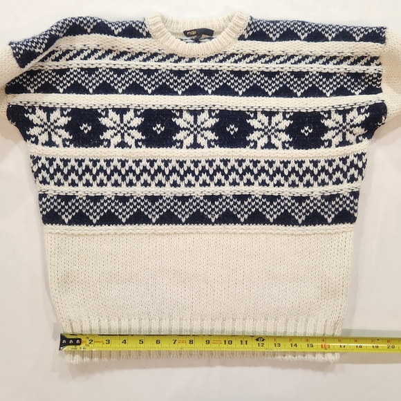 Maje Mockoon Geo-Pattern Sweater ❄️ - Picture 7 of 15